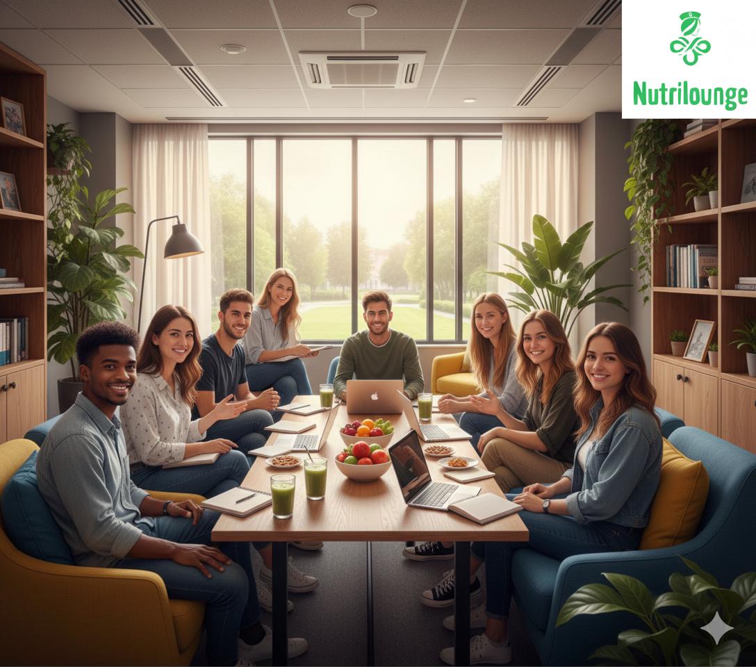 فريق Nutrilounge ومناقشة صحية